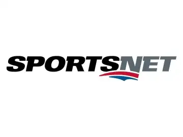The logo of Sportsnet TV