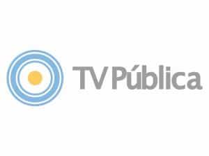 The logo of TV Pública