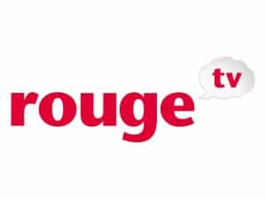 The logo of Rouge TV Pur Electro