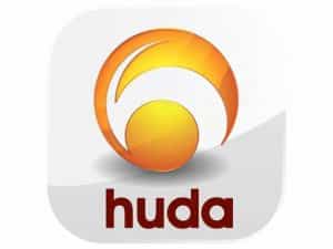 The logo of Huda TV
