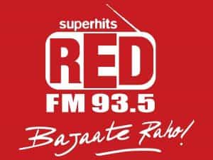 The logo of Red FM