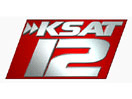 The logo of KSAT-TV