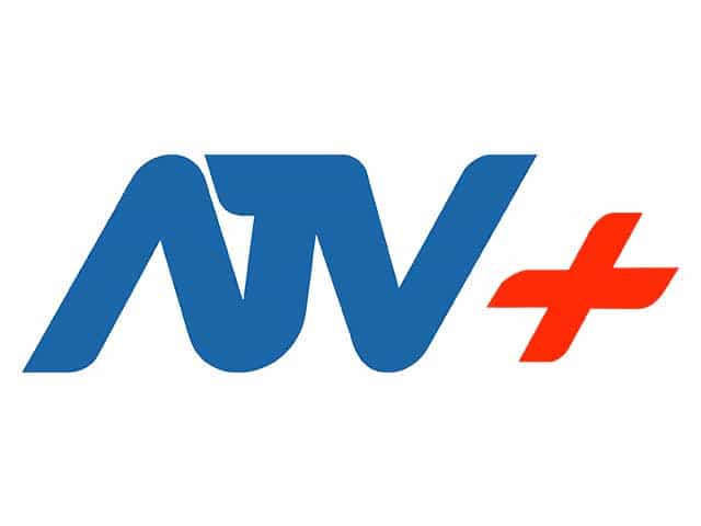 The logo of ATV+