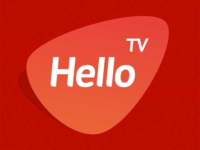 The logo of TV Hello