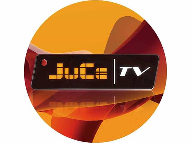 The logo of JuCe TV