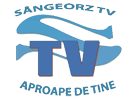 The logo of Sângeorz TV
