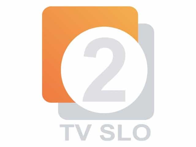The logo of TV Slovenija 2