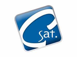 The logo of Coptic SAT TV