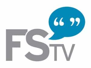The logo of Free Speech TV