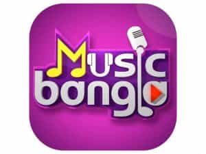 The logo of Music Bangla TV