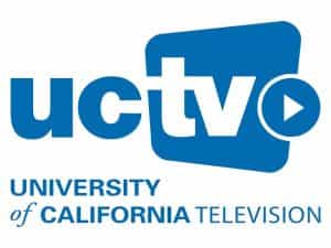 The logo of University of California TV