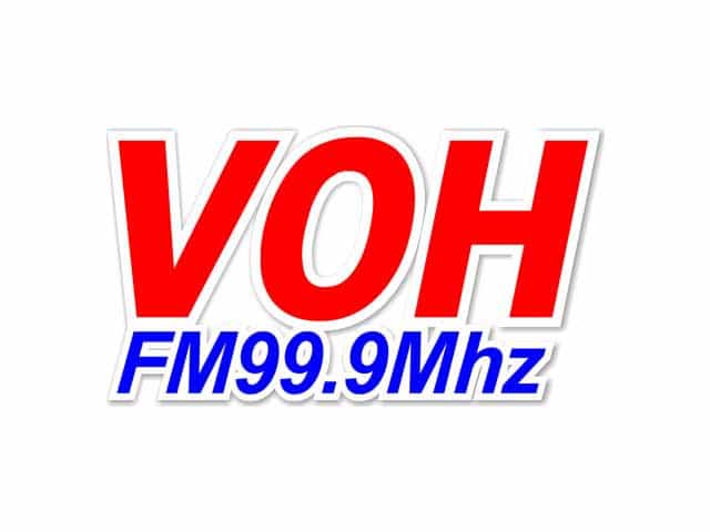 The logo of VOH FM 99.9 MHz