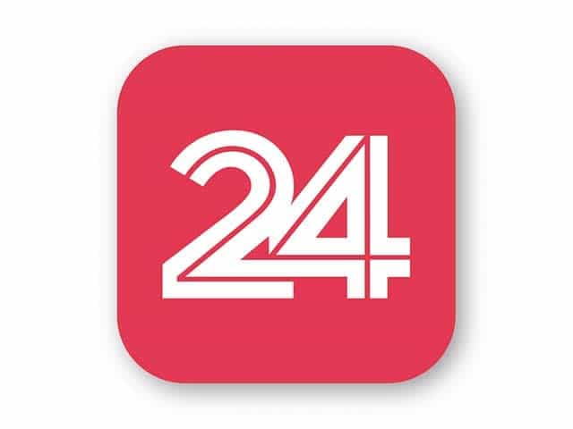 The logo of VTV24