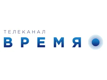 The logo of Vremya TV